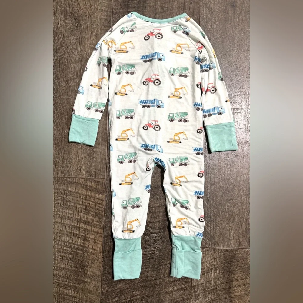 Bamboo Pajamas Excavator Sleeper 0-3m